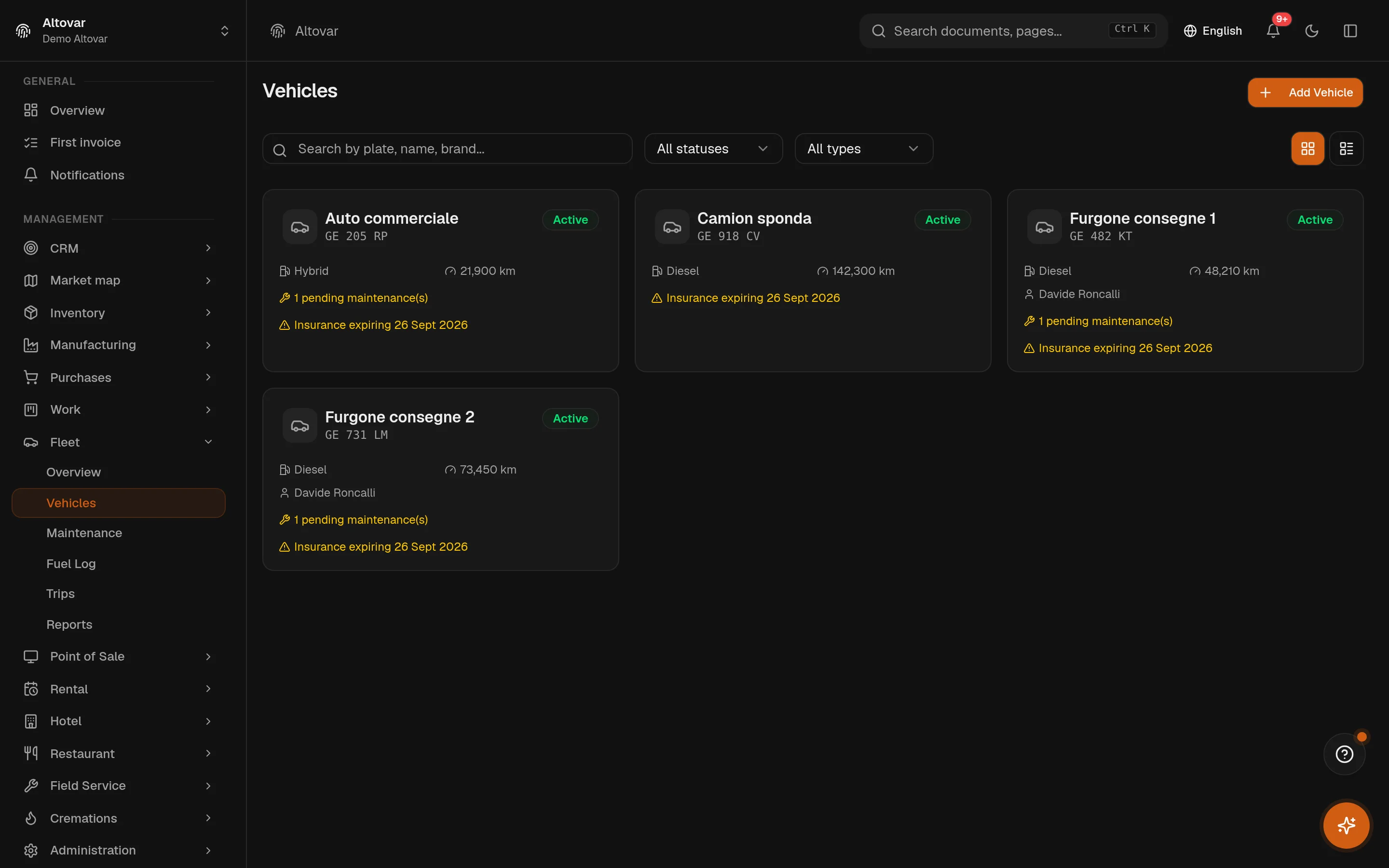 Inside Equinox — Equinox in use · demo data